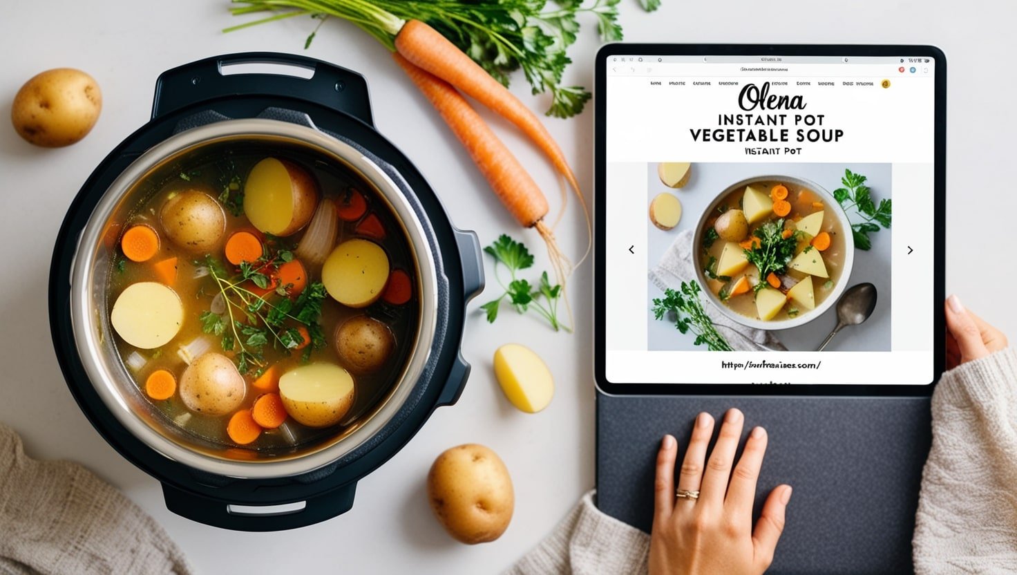 Olena Real Food Instant Pot Vegetable Soup