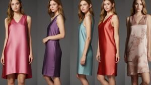 16mm Sleeveless V-Neck Back Silk Shift Dress