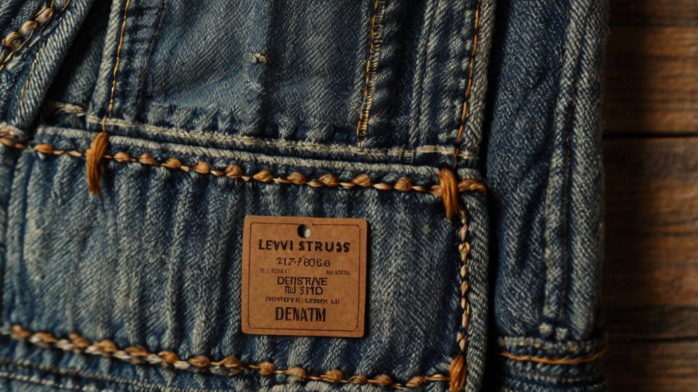 Hang Tag for Levi Strauss Denim Jacket CW-3117-3496